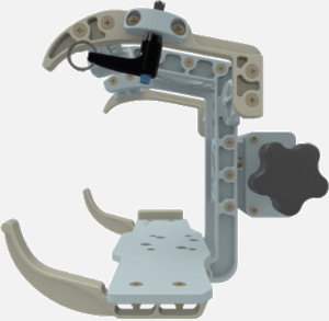 Hillaero MEDUMAT FAA certified mountable bracket for Air Ambulance Airmed Helicopter or Fixed Wing Aircraft SIDE